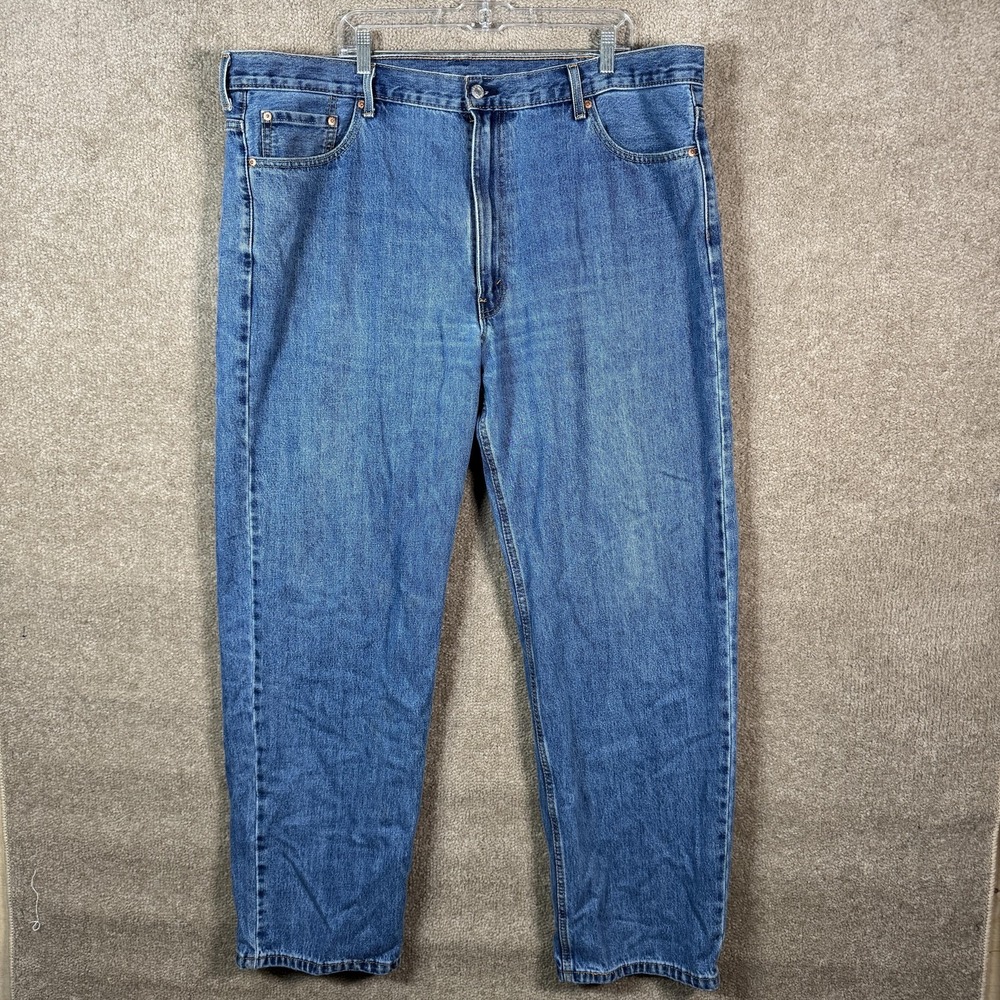 Levi's‎ 550 Jeans Mens 46x34 Blue Relaxed Fit Tapered Leg Medium Wash Denim